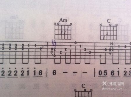 图解吉他谱中各种符号怎么看