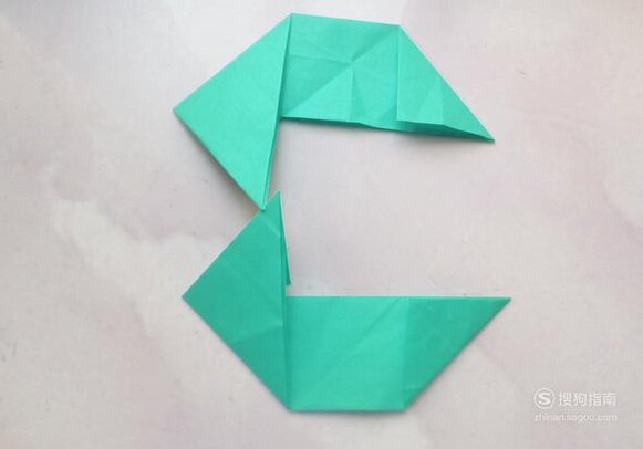 趣味折纸——飞镖的折法