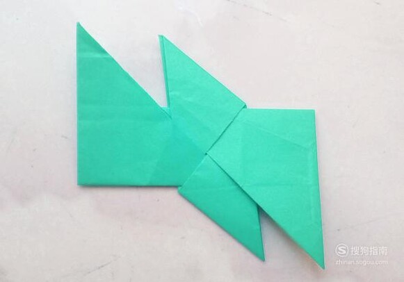 趣味折纸——飞镖的折法