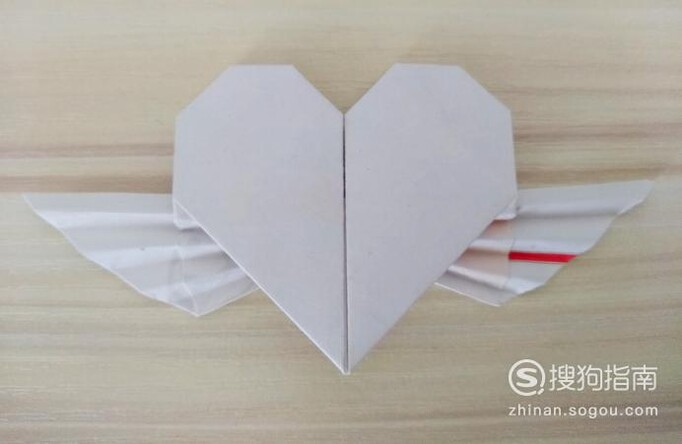 手工折纸制作：天使之心