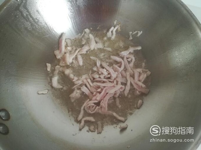 里脊肉炒青麻叶土豆丝的做法
