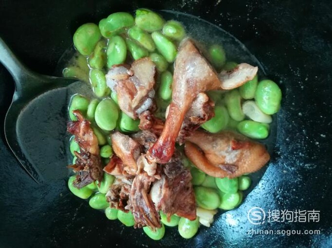 怎么做大豌豆炒烤鸭好吃又营养