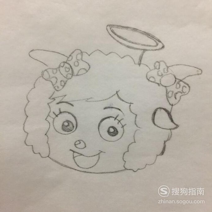 如何画美羊羊？