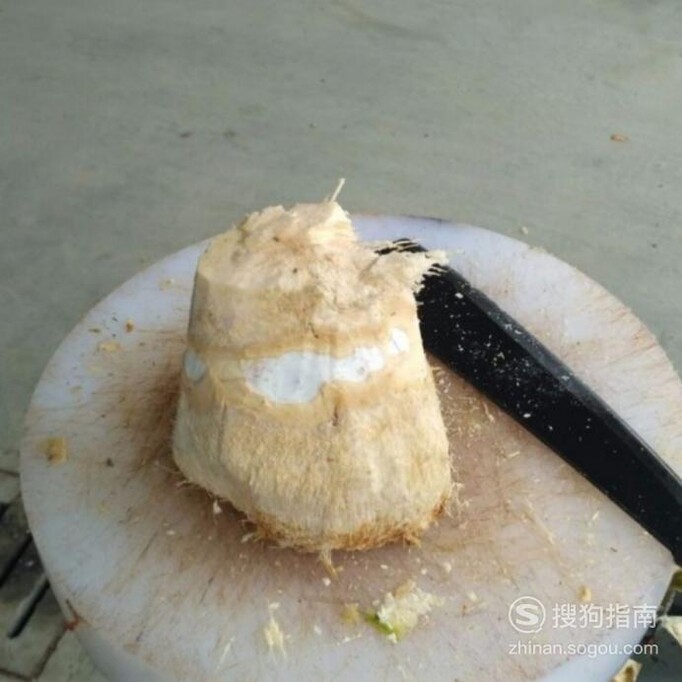 椰子青怎么打开？椰子完整取肉技术