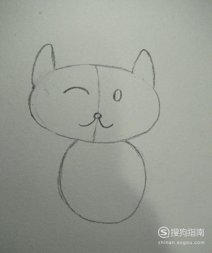 简笔画猫猫的画法