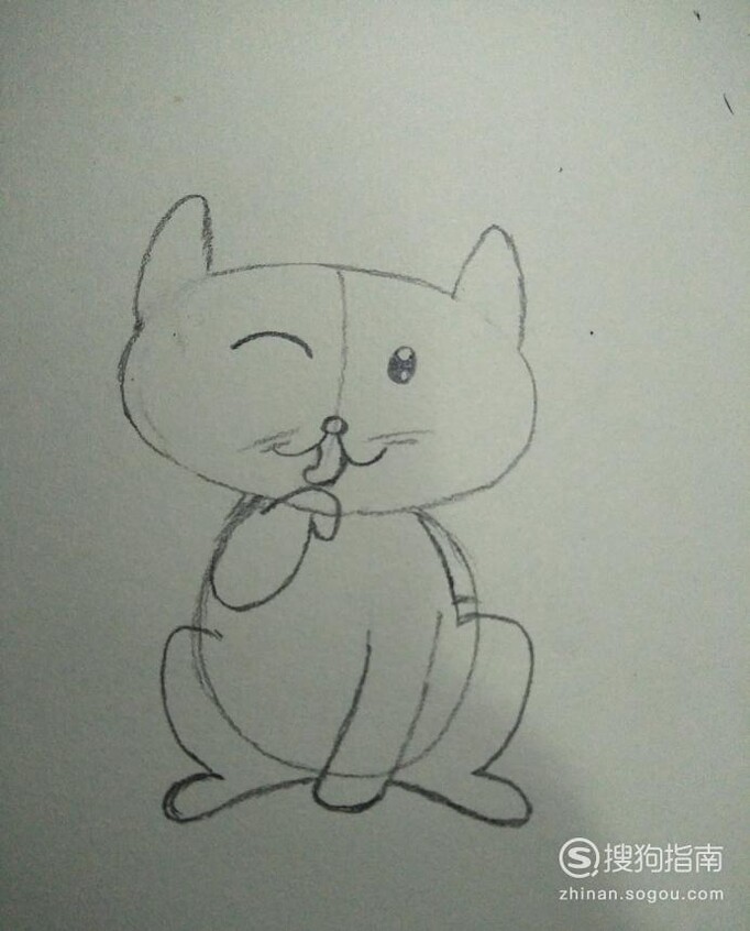 简笔画猫猫的画法