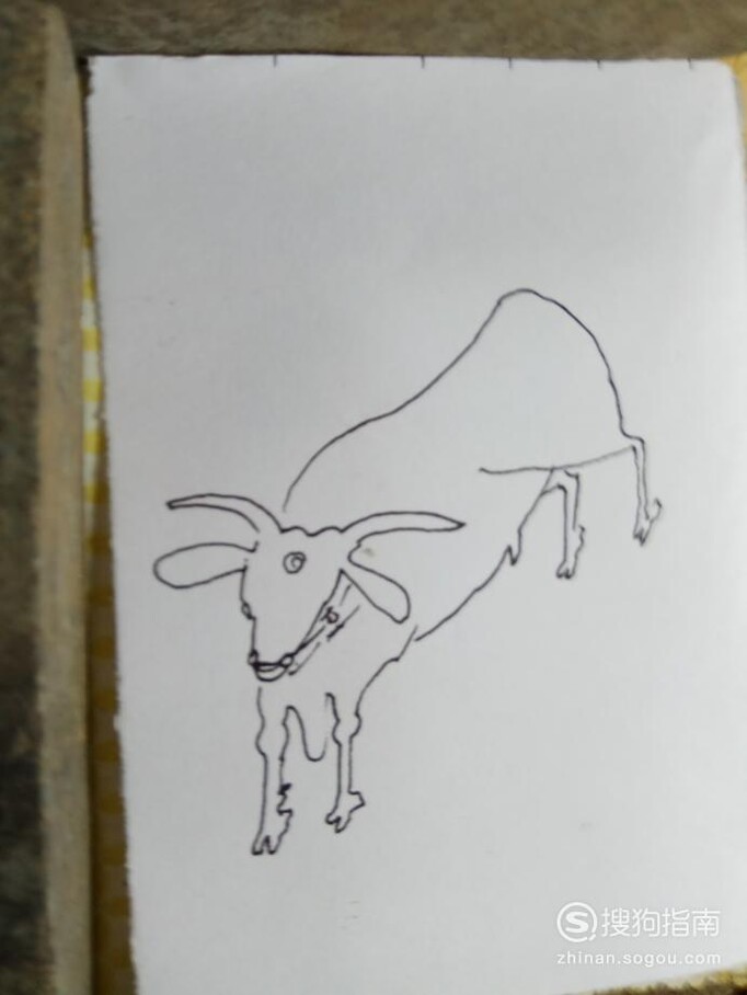 怎样画简笔画公牛？