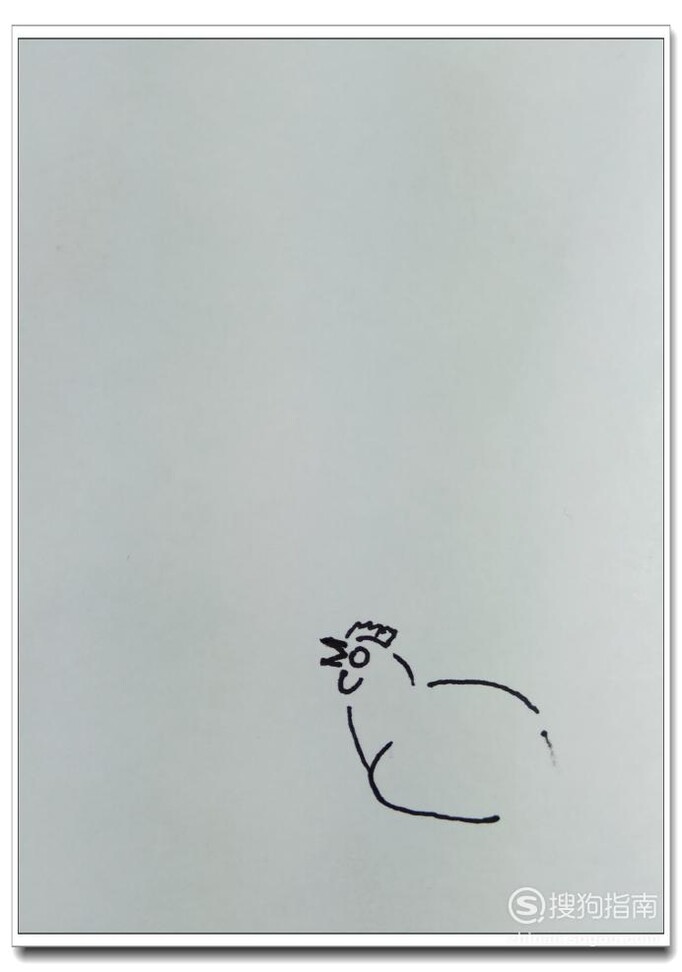 怎样用钢笔画母鸡孵化小鸡？