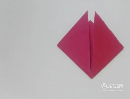 教你一张纸折出漂亮的折纸花