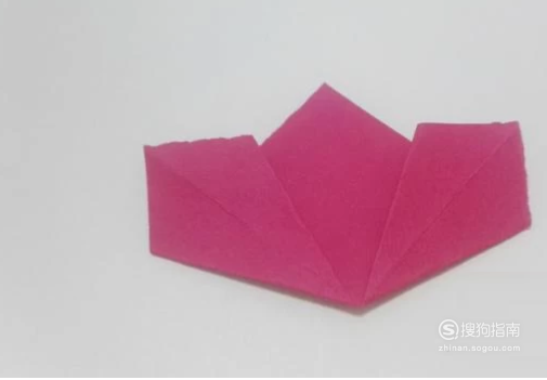 教你一张纸折出漂亮的折纸花